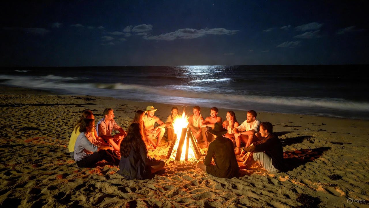 Beach Bonfire Nights